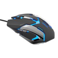 E-Blue Myš Auroza Gaming, černá, herní (1)