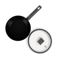Pánev hluboká s titanovým povrchem a poklicí 24 cm Antracit Collection (5)