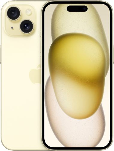 Mobilní telefon Apple iPhone 15 128GB žlutá - CZ DISITRIBUCE