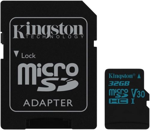 Kingston microSDHC 32GB U3 90R/45W