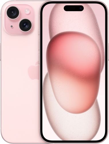 Mobilní telefon Apple iPhone 15 128GB růžová - CZ DISITRIBUCE