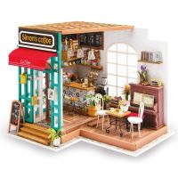 Hračka Robotime miniatura domečku Kavárna (1)