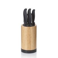 Sada nožů ve stojanu Acida bambus černý 24,5cm 13,0cm (7)