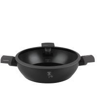 Pánev hluboká s titanovým povrchem a poklicí 28 cm Antracit Collection (3)