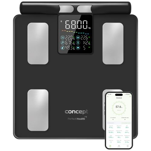 CONCEPT Osobní váha diagnostická 180 kg PERFECT HEALTH VO6000