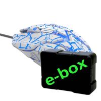 E-Blue Myš Auroza Gaming, bílá, ebox E-Blue Myš Auroza Gaming, bílá, ebox
