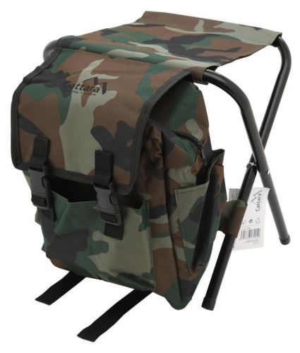 Židle Cattara OLBIA ARMY skládací s batohem