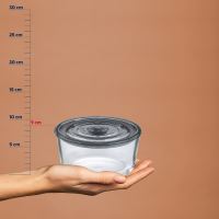 Dóza na potraviny skladovací Aurelia sklo 19 x 9 cm, 1,22l (5)