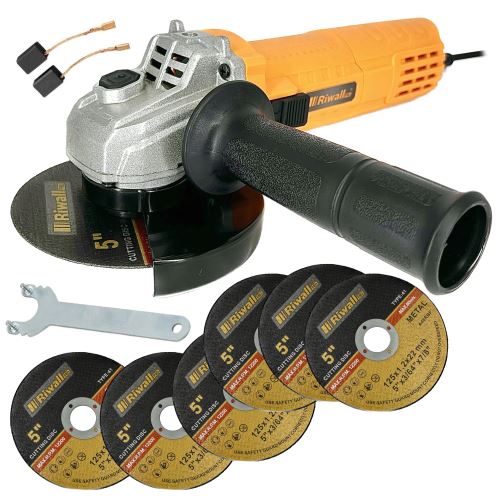 elektrická úhlová bruska 125 mm s regulací otáček Riwall HOME DIAX 2000