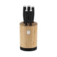 Sada nožů Berlingerhaus se stojanem Bamboo 6 ks Matte Black Collection (2)
