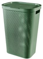 Koš na prádlo Curver Infinity Dots 60L zelený (1)