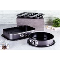 BERLINGERHAUS Formy na pečení s titanovým povrchem sada 3 ks Carbon PRO Line BH-7637 (1)