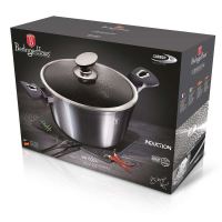 Hrnec Berlingerhaus s poklicí s mramorovým povrchem 30 cm Carbon PRO Line BH-6924 (1)