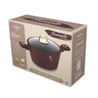 BERLINGERHAUS Kastrol s titanovým povrchem a poklicí 24 cm Leonardo Collection BH-8041 (2)