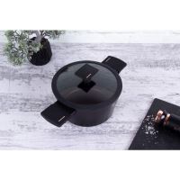 Kastrol s poklicí s titanovým povrchem 20 cm Monaco Collection (5)