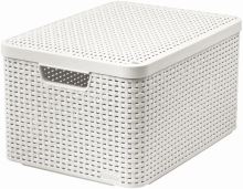 Box Curver Style L 30L s víkem bílý (1)