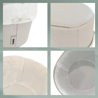 KELA Košík na chleba Grana PU kůže stříbrná šedá 11,0cm 19,0cm KL-12545 (3)