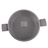 Kastrol s titanovým povrchem a poklicí 28 cm Taupe Collection (5)