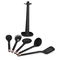 BERLINGERHAUS Kuchyňské náčiní sada 6 ks se stojanem Black Rose Collection BH-8617 (1)