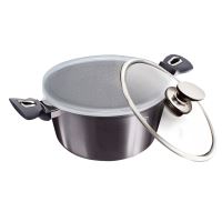 BERLINGERHAUS Kastrol s poklicí s mramorovým povrchem 24 cm Carbon PRO Line BH-6893 (3)