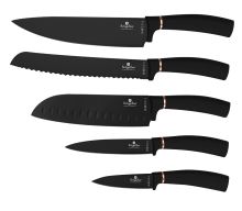 Sada nožů Berlingerhaus s magnetickým držákem 6 ks Black Rose Collection (1)