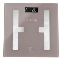 BERLINGERHAUS Osobní váha s měřením tuku, svalů a vody 180 kg Taupe Collection BH-9757 (1)