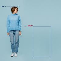 KELA Koupelnová předložka Megan 100% bavlna kouřově modrá 100,0x60,0x1,6cm KL-24702 (3)