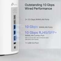 WiFi router TP-Link Deco BE85(2-pack) AXE19000, WiFi 7, 1x 10GLAN, 2x 2.5GLAN, 1x 10GLAN/SFP+, USB, 2,4/5/6GHz (7)