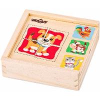 102193048 Minipuzzle-zvířátka WOODY