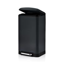 KELA Odpadkový koš DAVINO 30 l černá KL-10923 (1)