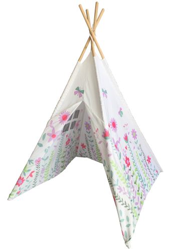 Hračka G21 STAN TEEPEE Jarní louka, růžové kvítky