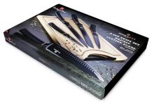 Sada nožů Berlingerhaus s nepřilnavým povrchem + prkénko 6 ks Black Rose Collection BH-2550 (5)
