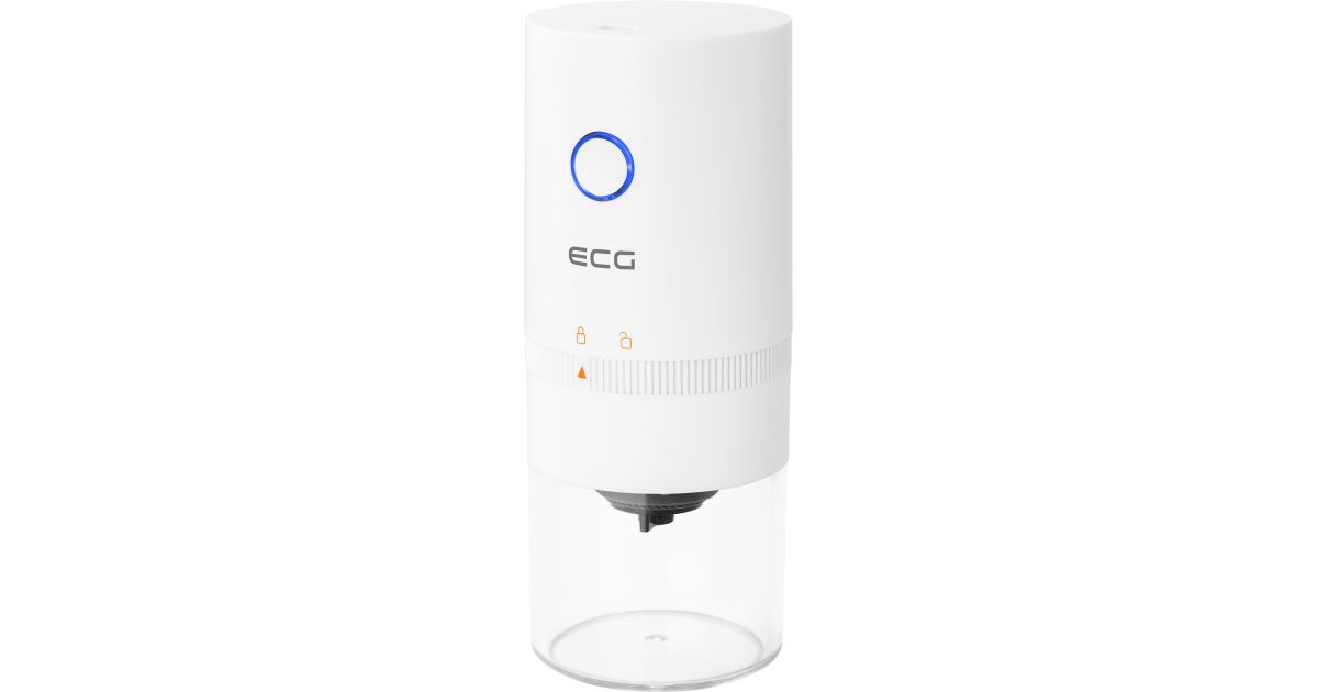 ECG KM 150 Minimo White - Portable electric coffee grinder