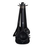 BERLINGERHAUS Kuchyňské náčiní sada 6 ks se stojanem Black Rose Collection BH-8617 BERLINGERHAUS Kuchyňské náčiní sada 6 ks se stojanem Black Rose Collection BH-8617
