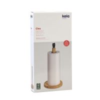 KELA Držák kuchyňských rolí Clea bambus světle hnědý 33,0cm 16,0cm KL-12029 (4)