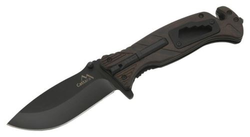 Nůž Cattara BLACK BLADE zavírací s pojistkou 21,7 cm