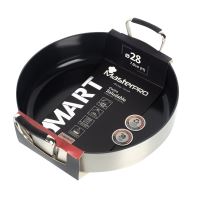 MASTERPRO Pánev servírovací SMART 28cm stříbrná BGEU-3829 (4)
