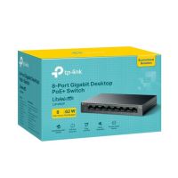 Switch TP-Link LS108GP 8x GLan s PoE+, 62W, kov (5)
