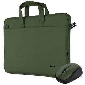 Notebook Bag 16 wireless mouse grn TRUST