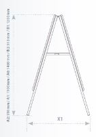 Stojan CLASSIC Classic informační/reklamní "A" A0 (841x1189mm) (4)