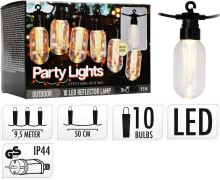 PROGARDEN Světelný řetěz LED PARTY 10 žárovek 9,5m KO-AF5300220 (2)