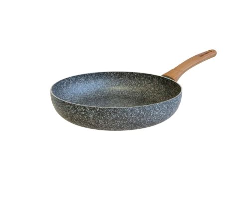 DOMO pánev hluboká Ecopan 30 cm, Počet vrstev: 10, GRANIT, indukce