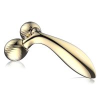 TOUCHBEAUTY 1613A Masážní váleček na obličej zlatý (1)