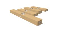 Bioklimatická pergola G21 Trenton Premium 4x4 m, antracitová hliníková (10)