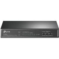 Switch TP-Link TL-SF1008P 8x LAN, 4xPoE, 57W, kov (1)