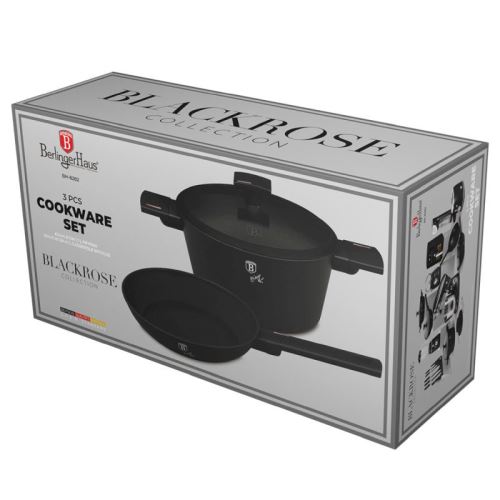BERLINGERHAUS Sada nádobí s titanovým povrchem 3 ks Monaco Collection BH-8282