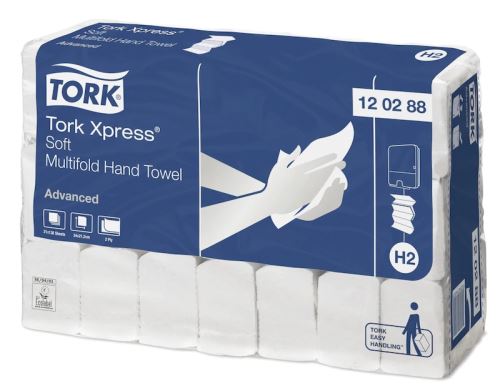 Ručníky Tork Advaced Soft Xpress papírové skládané, bílá H2, 21x136ks