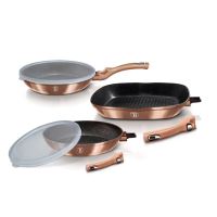 Sada pánví s odnímatelnou rukojetí a mramorovým povrchem 5 ks Carbon Pro Metallic Line (3)