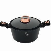 Kastrol s poklicí s mramorovým povrchem 24 cm Black Rose Collection (13)
