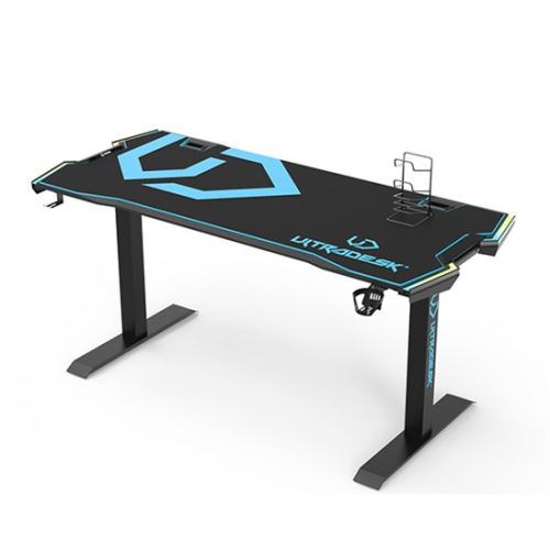 Ultradesk Herní stůl FORCE modrý